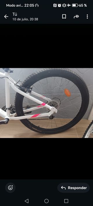 Bicicleta Rockrider ST 100
Sólo tiene 3 salidas 