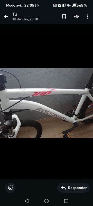 Bicicleta Rockrider ST 100
Sólo tiene 3 salidas 