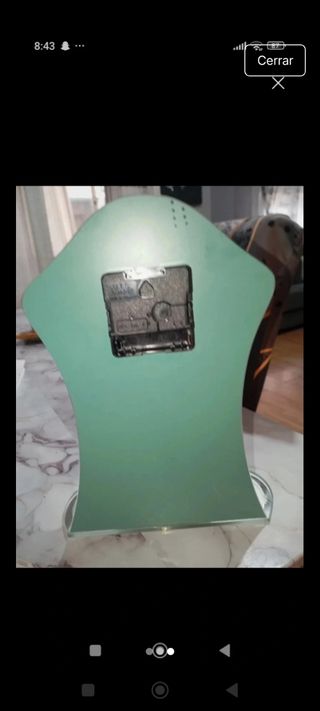 Reloj de cristal de aniversario con pareja