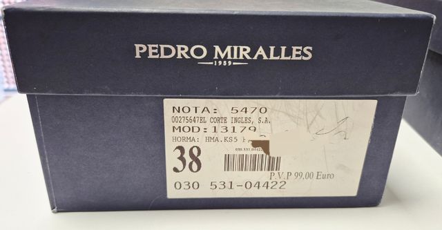 Zapatos Pedro Miralles n° 38