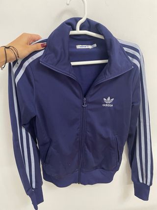 Chaqueta deportiva Adidas azul/morada