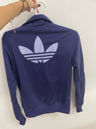 Chaqueta deportiva Adidas azul/morada