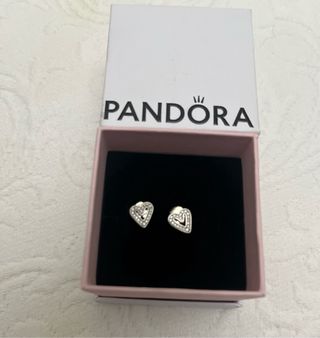 Pendientes Pandora Corazón Plata
