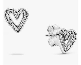 Pendientes Pandora Corazón Plata
