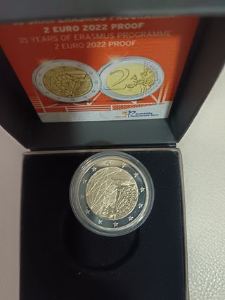 Holanda 2 Euro Erasmus 2022 Proof