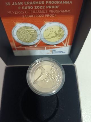 Holanda 2 Euro Erasmus 2022 Proof