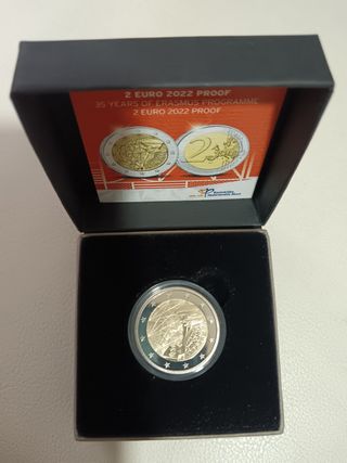 Holanda 2 Euro Erasmus 2022 Proof