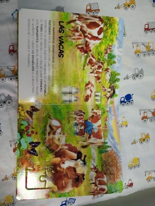 Libro puzzle Animales de la granja 