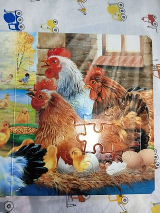Libro puzzle Animales de la granja 
