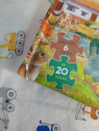 Libro puzzle Animales de la granja 