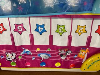 Tappeto musicale Frozen con tasti e numeri