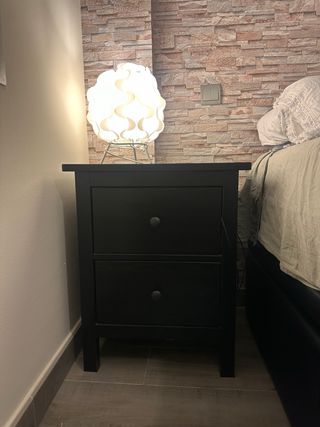 Mesita de noche Ikea 2 cajones 