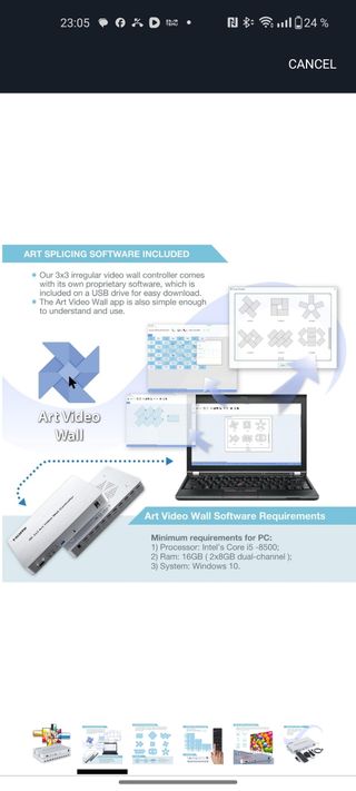 Controlador de pared de video HDMI 4K 3x3