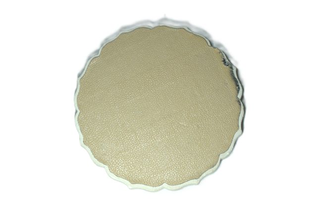 Posavasos de cerámica con diseño floral