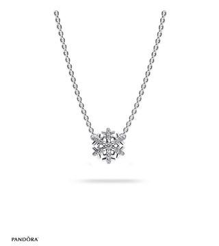 Conjunto Pandora Copo Nieve Plata