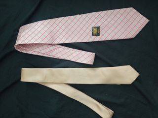 3 Corbatas nuevas sin estrenar (Azul, Rosa y beis)