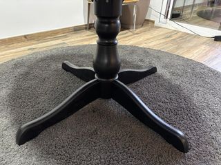 Mesa Redonda Negra IKEA