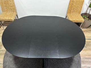 Mesa Redonda Negra IKEA