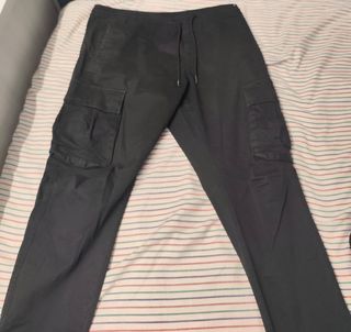 Pantalones Cargo Negros 