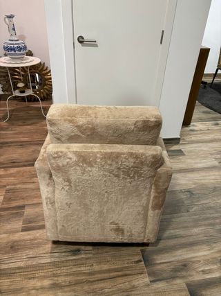 2 Sillones/Butacas Beige y Marrón