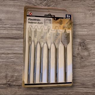 Set 6 brocas planas madera BGD