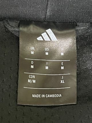 Chaqueta Adidas Negra con Capucha
