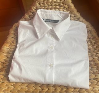 Camisa blanca Zara Talla M