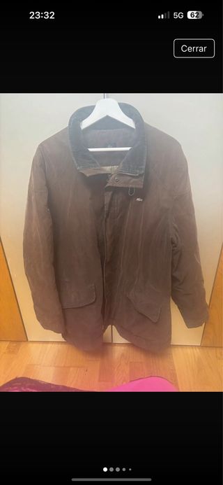 Chaqueta/Abrigo Lacoste Marrón Hombre