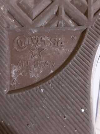 Converse plataforma azul y blanco