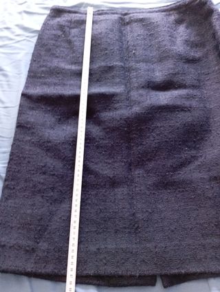 Traje falda y chaqueta azul marino