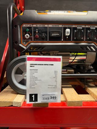 Generador Gasolina Kompak Strong 3500W