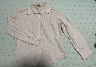 Camisa Lacoste Rosa Mujer