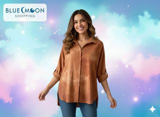 Camicia donna arancione XXL