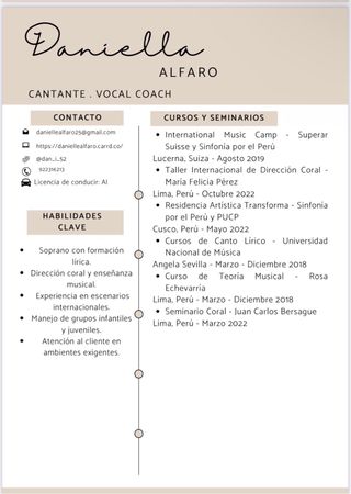 Clases de Canto ~ Vocal Coach 
