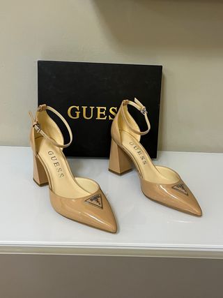 Sandali Guess tacco alto beige tg 39