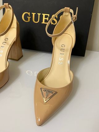 Sandali Guess tacco alto beige tg 39