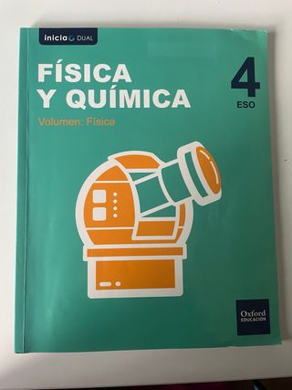Inicia Física y Química 4.º ESO. Libro del alum...