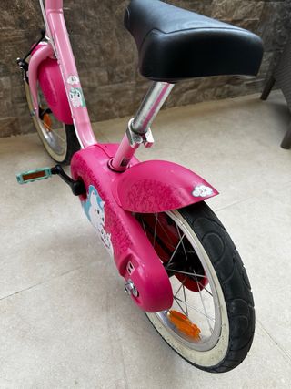 Bicicleta infantil rosa Btwin