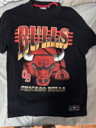 Camiseta NBA Chicago Bulls Negra