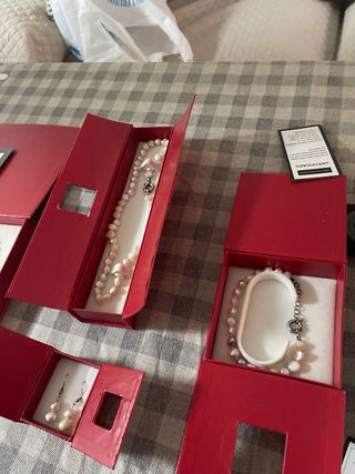 Conjunto de Perlas con Certificado