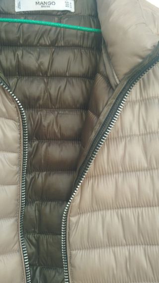 Plumas Mango Mujer Beige Invierno