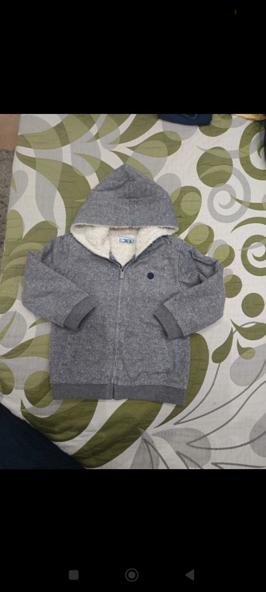 Chaqueta Mayoral gris con forro sherpa