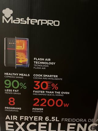 Freidora de aire Masterpro