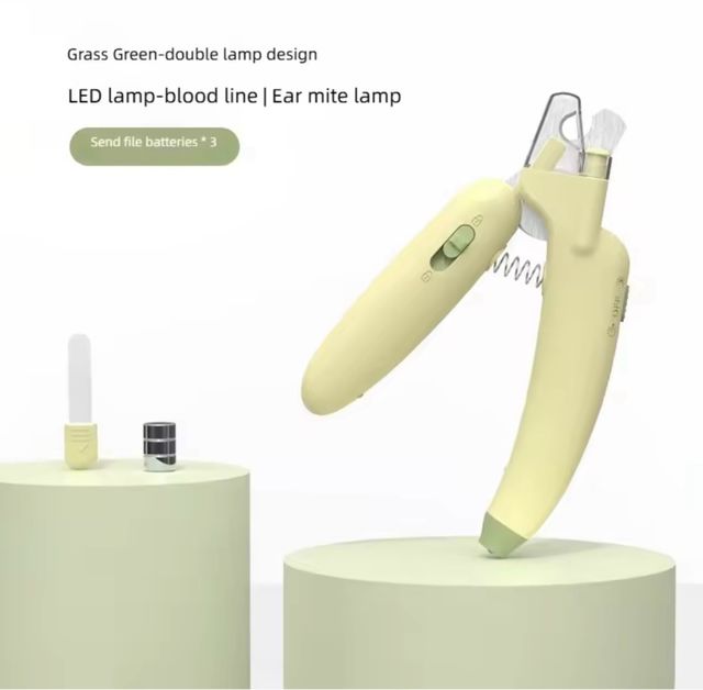 Tagliaunghie a LED per animali domestici