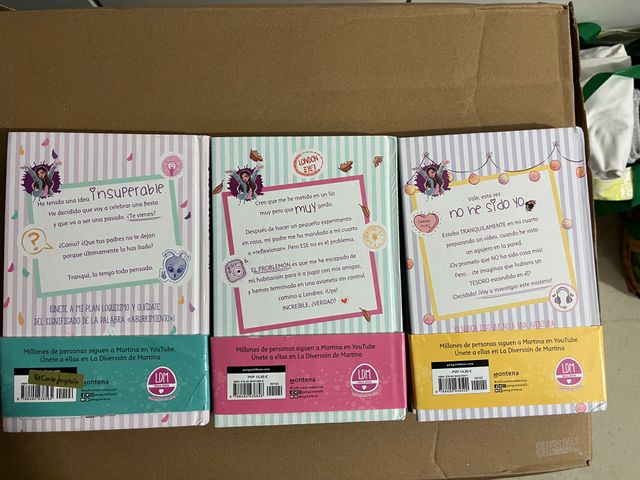 La diversión de Martina libros 1, 2 y 3