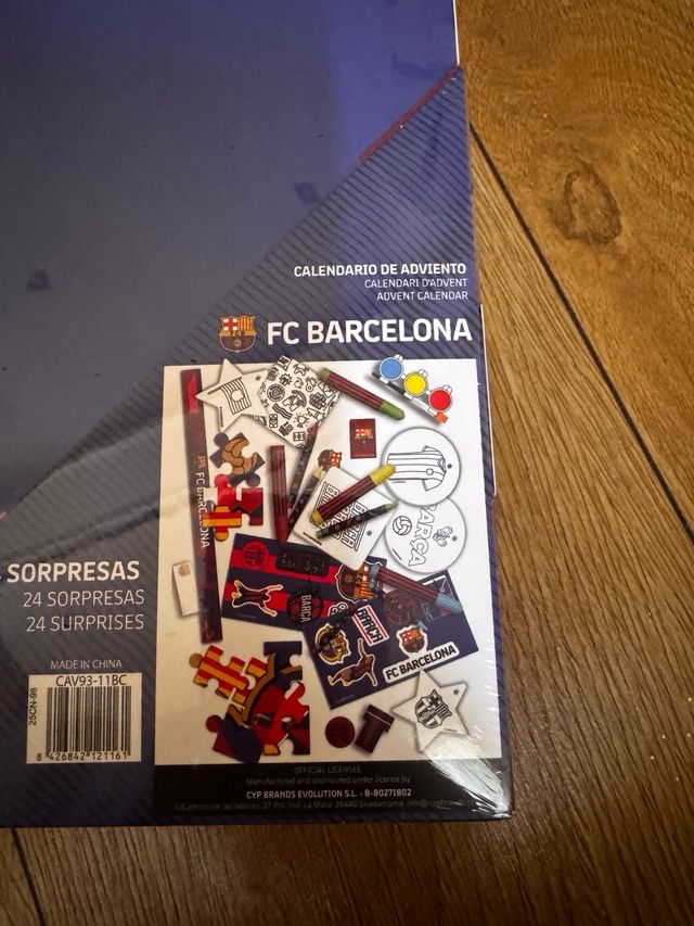 Calendario Adviento FC Barcelona