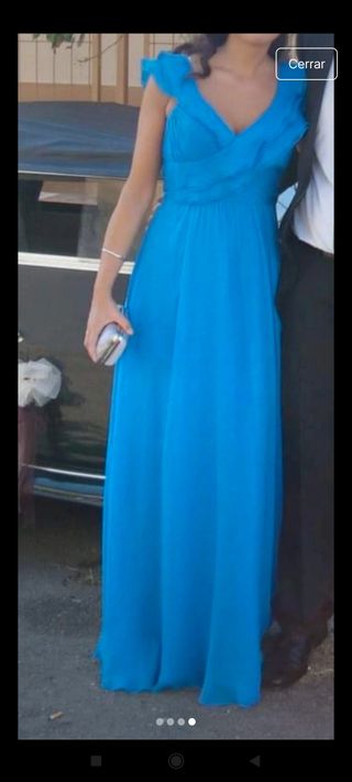 Vestido de fiesta Adolfo Domínguez azul