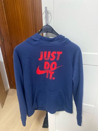Sudadera Nike Just Do It Azul Roja