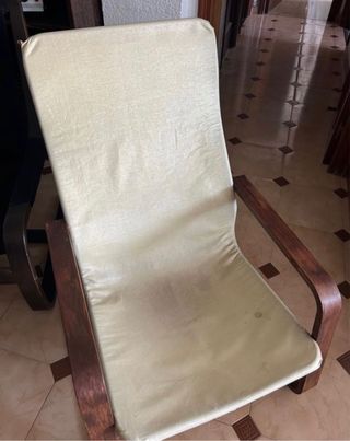 Sillón POANG Ikea Madera Beige