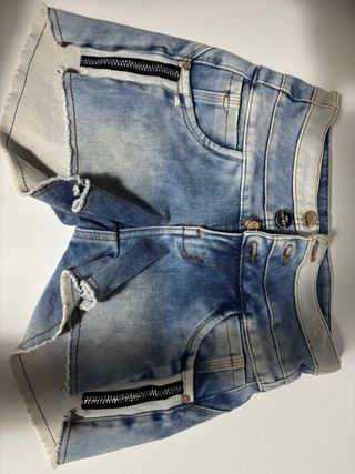 Pantalón corto Pus ap vaquero elástico Talla S